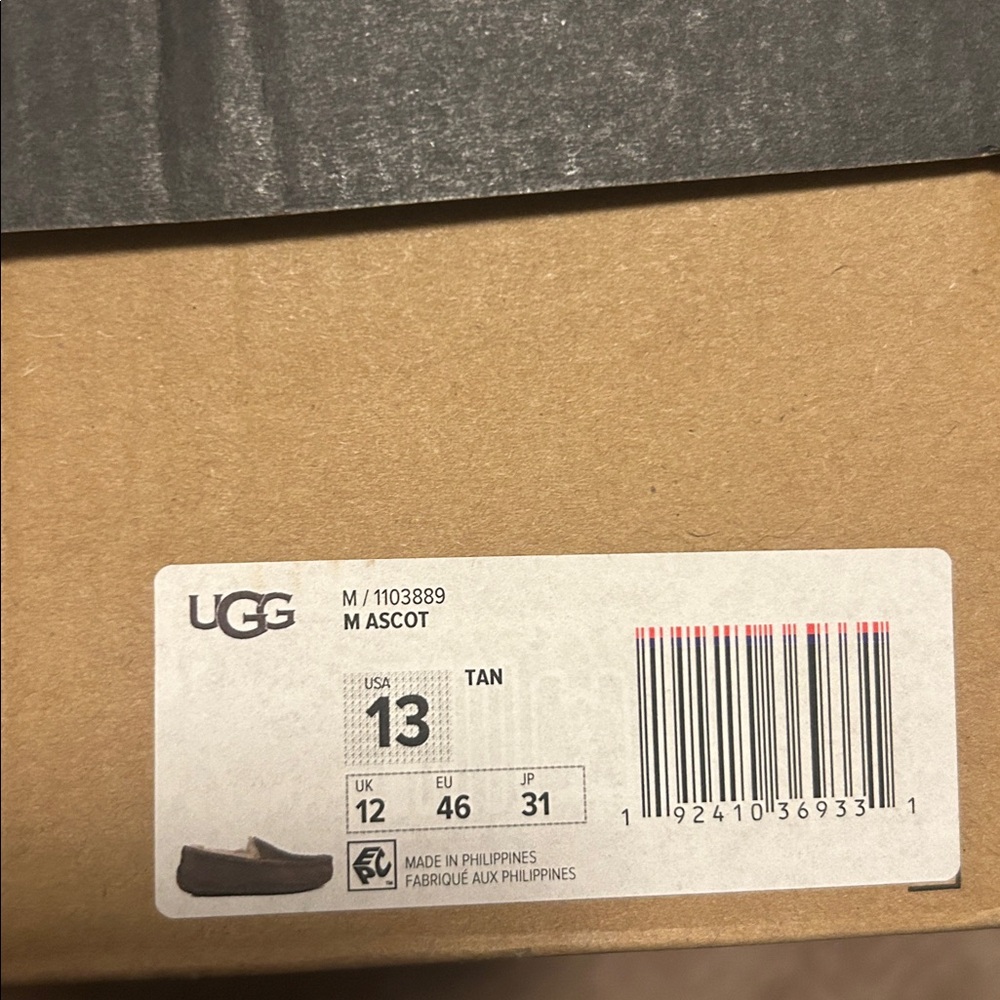 UGG- ascot, tan, men QS - Picture 6 of 6